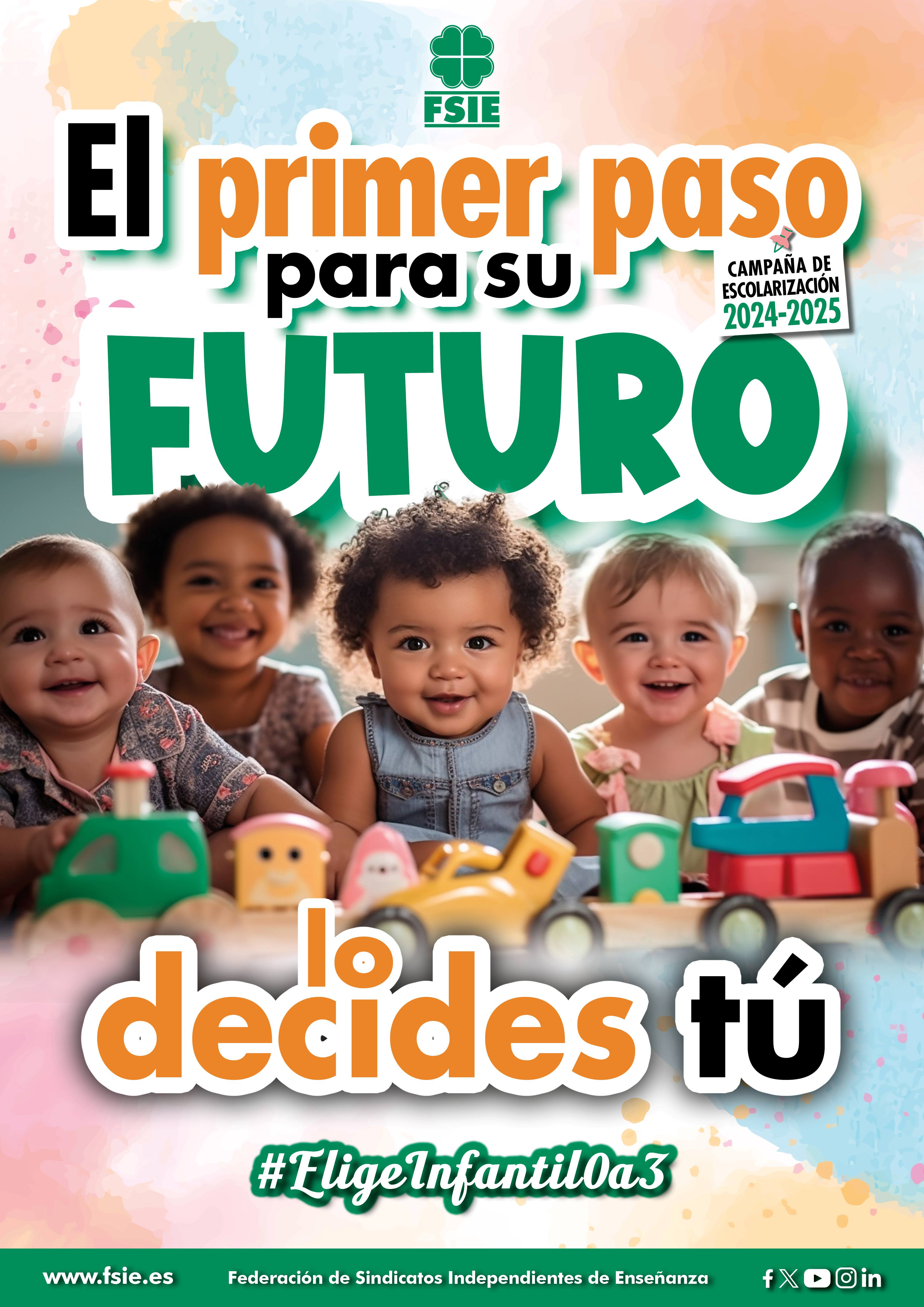 240208 ART WEB FSIE APOYA LA MATRICULACIÓN EN LOS CENTROS PRIVADOS DE EDUCACIÓN INFANTIL PARA EL CURSO 2024